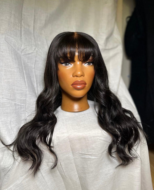HD 5x5 closure fringe bodywave frontal