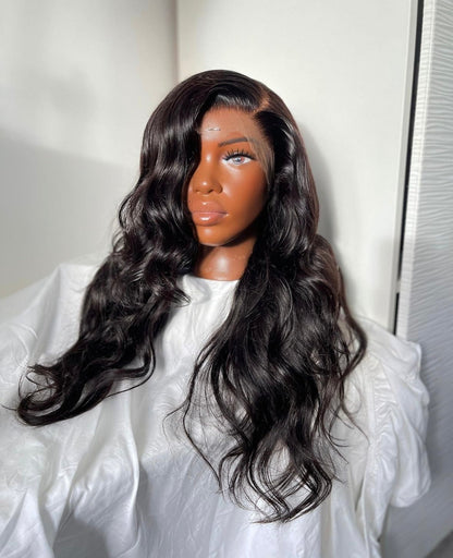 HD 13x4 black bodywave frontal unit