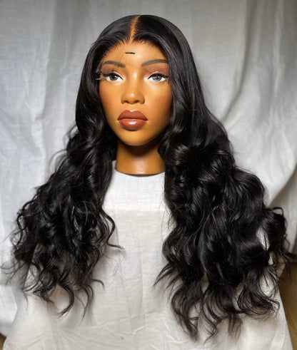 HD 6x6 closure layered bodywave frontal