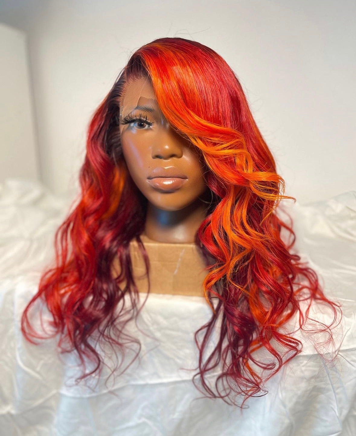 HD 13x4 fire highlight wavey frontal unit