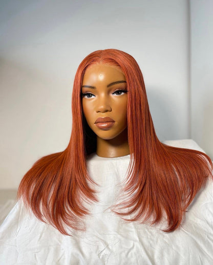 HD 5x5 closure layered frontal