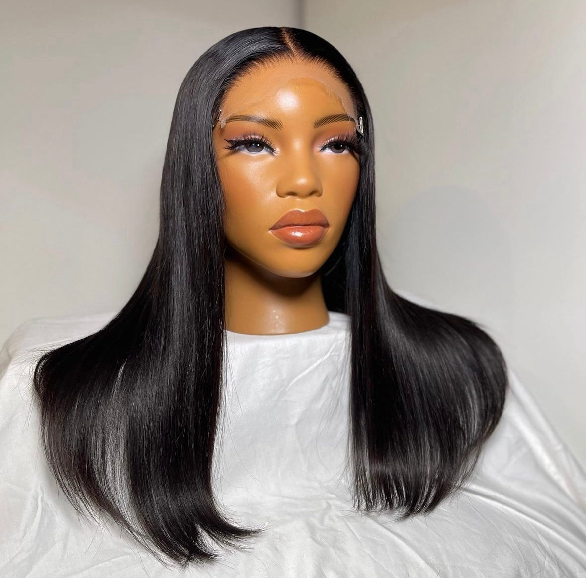 HD 6x6 closure black layered frontal