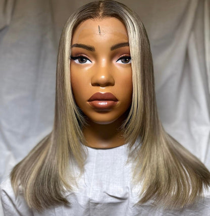 HD 13x4 blonde 613 straight frontal