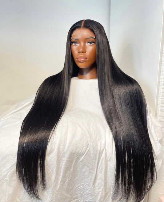 HD 5x5 closure jet black frontal unit