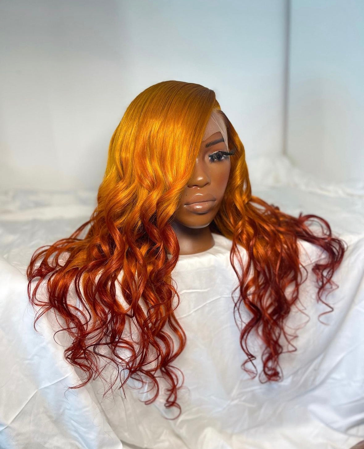 HD 13x6 fire highlight wavey frontal unit