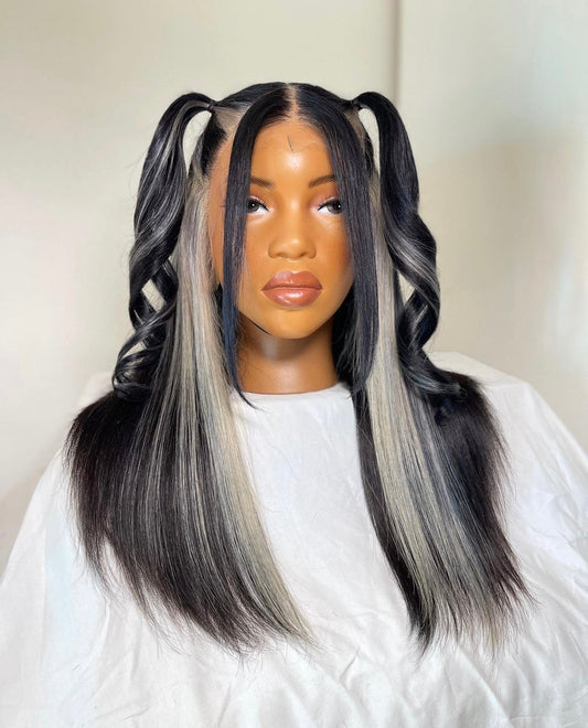 HD 13x6 skunk highlight frontal