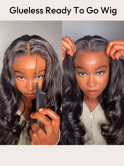 Body Wave Pre-Cut HD Undetectable Lace Pre-Bleached Closure Wig