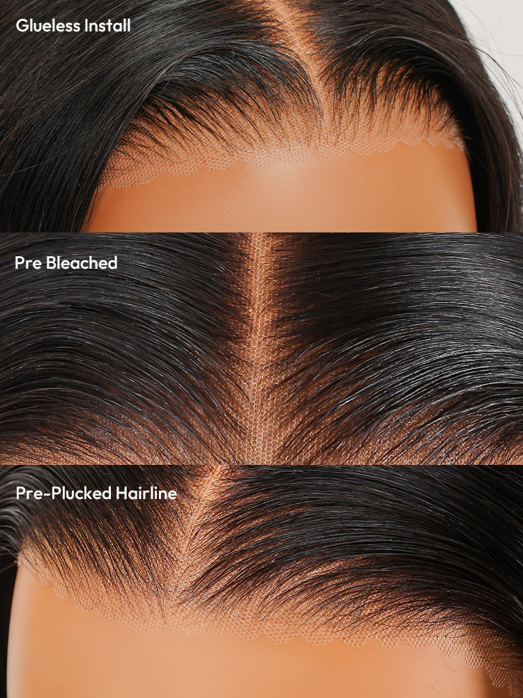 Natural Deep Wave Hair Invisible LY Lace Wigs