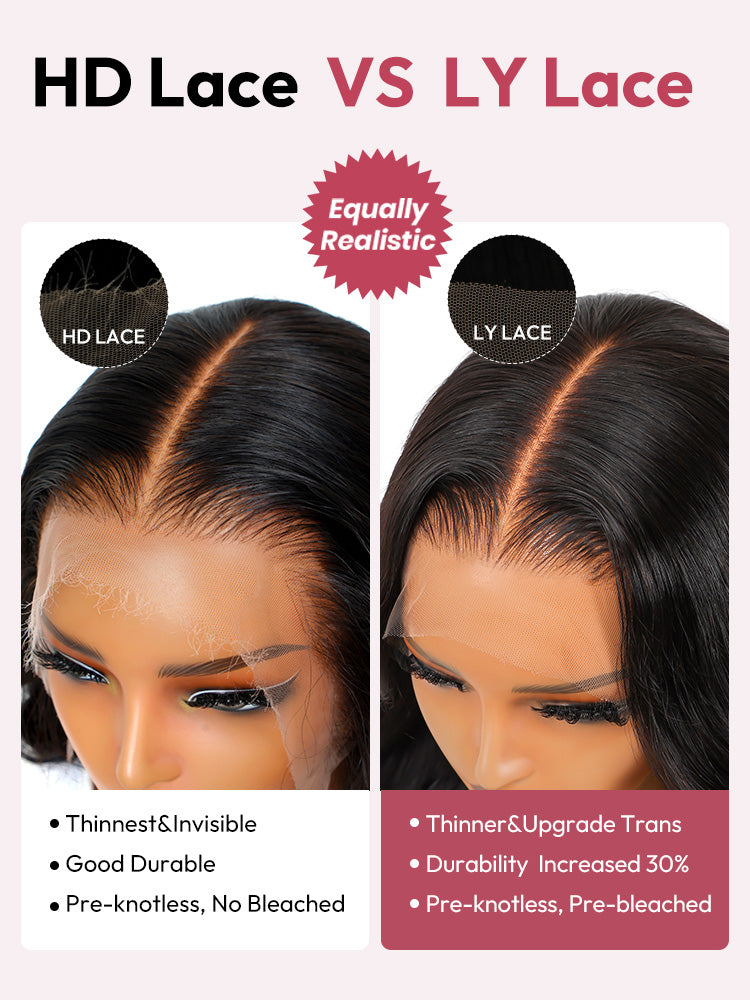 Glueless Honey Blonde Highlight Wigs Loose Body Wave 13x6 Lace Front Human Hair Wig