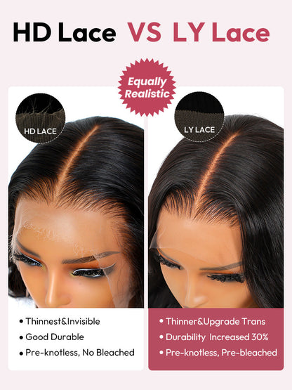 Glueless Honey Blonde Highlight Wigs Loose Body Wave 13x6 Lace Front Human Hair Wig