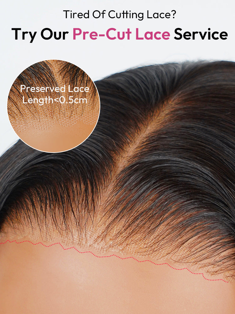 Curly Glueless Pre Bleached Pre Cut HD Lace Wigs