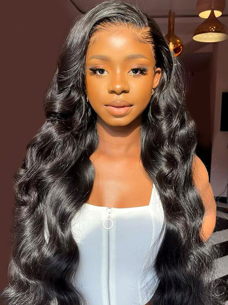 Skin Melt HD Lace Wigs Body Wave 13*6 Lace Front Wigs Real Hair Transparent Wig