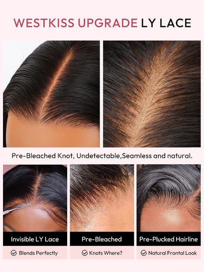 Straight Super Invisible LY Lace Closure Human Hair Wigs