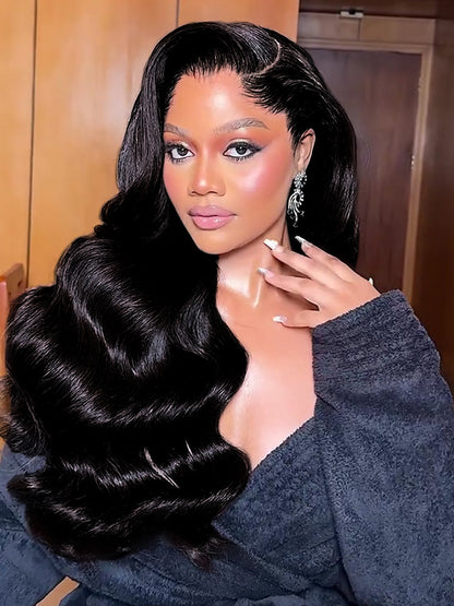 Lagos Hairline Body Wave Wig Human Hair Glueless 13x4 Lace Front Wig