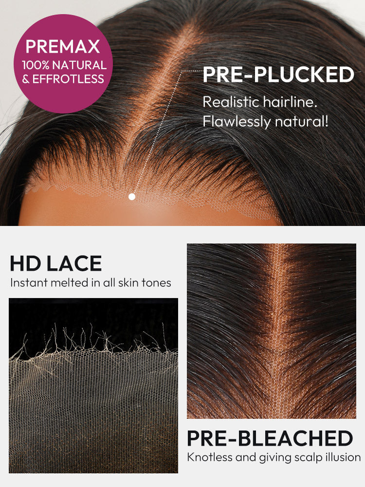 Curly Glueless Pre Bleached Pre Cut HD Lace Wigs