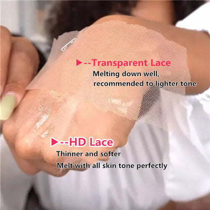 Deep Wave 13x6 Long HD Lace Front Wigs Real Hair Wigs Long Black Hair Wig